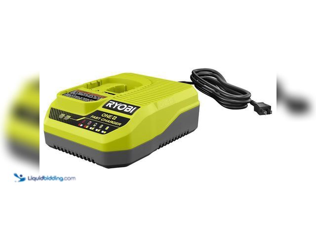 Lot 49-5437530 - RYOBI ONE+ 18V Fast Charger. [Model # PCG004] Used