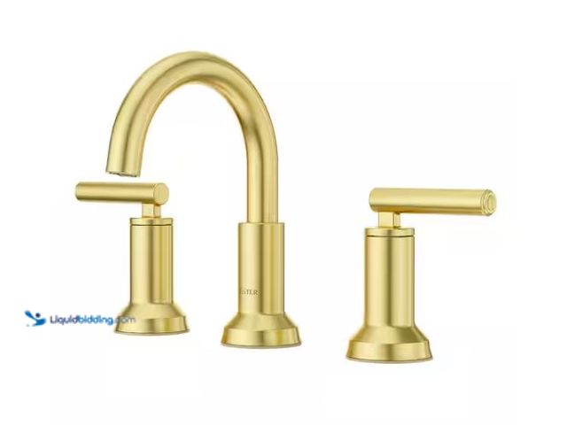 Lot 49-1624279 - Pfister Capistrano 8 in. Widespread Double Handle Bathroom Faucet in Brushed Gold Model # LF-049-CSO...