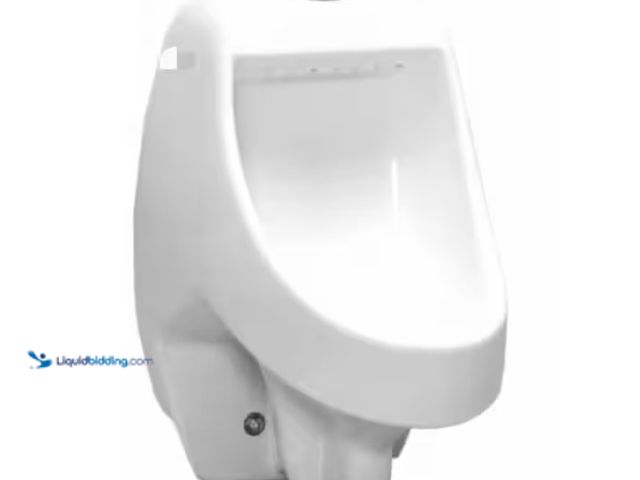 Lot 49-1570388 - HOROW 1 GPF Urinal with Top Spud in White, Model # HR-UT02, Unused.   Ref#HD0121