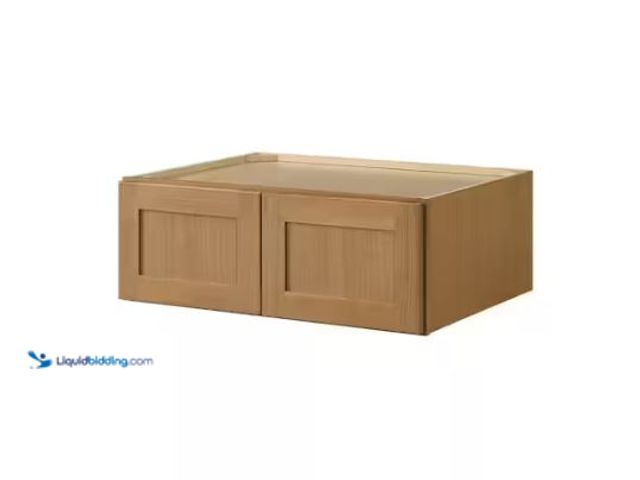 Lot 49-1624761 - Hampton Bay Avondale 33 in. W x 24 in. D x 12 in. H Ready to Assemble Plywood Shaker Wall Bridge Kit...