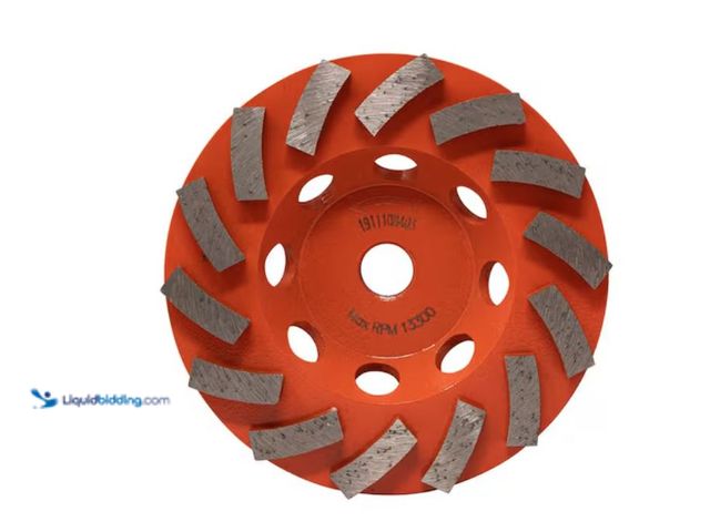 Lot 49-2026148 - RIDGID 4.5 in. Turbo Cup Wheel, Model # HD-TAW45P1. MSRP: $65.97.  Slightly used, Scuffs & scratches...