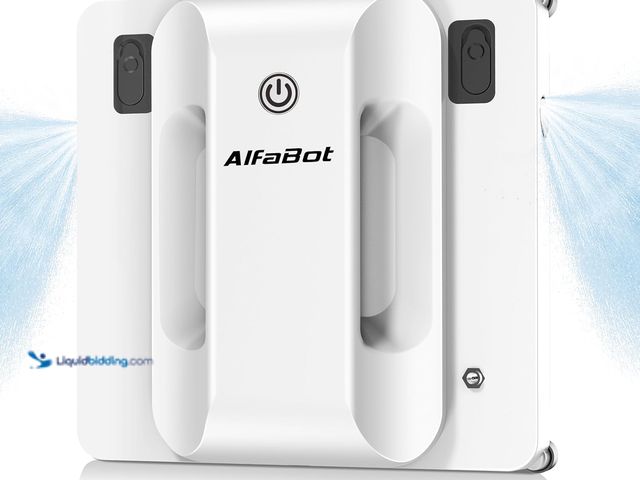 Lot 49-5463288 - AlfaBot Window Cleaning Robot, Dual Water Spray,Intelligent Path Planning,2800Pa Suction Power, Wet/...