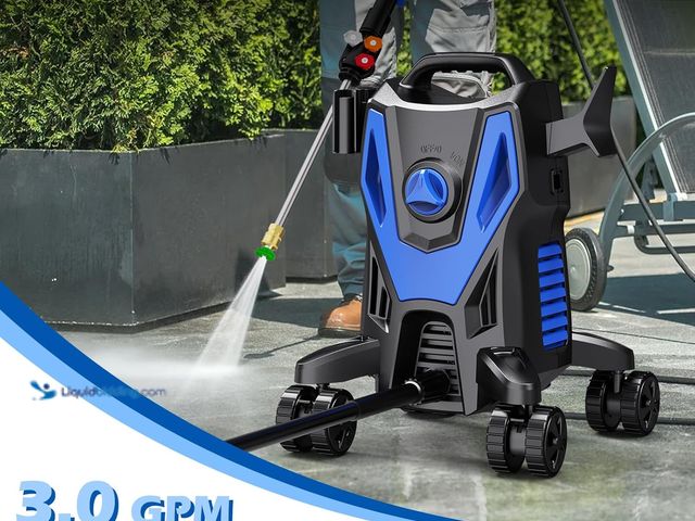 Lot 49-5410313 - Electric Pressure Washer - 4800PSI 2.8GPM Power Washer with 500ML Foam Cannon. Used