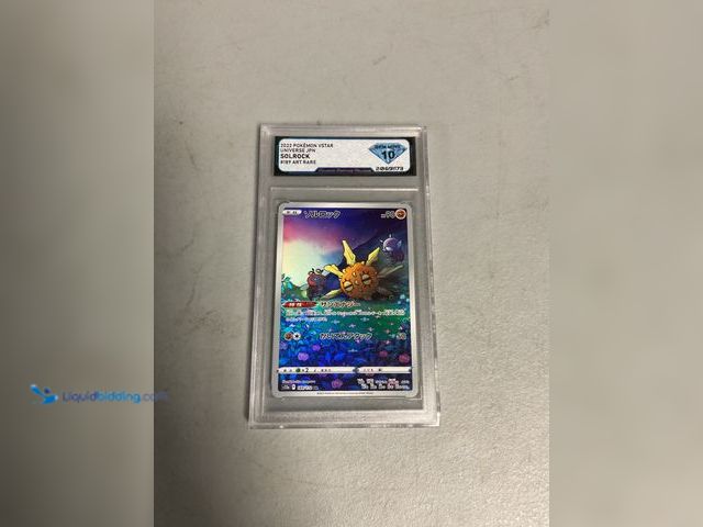 Lot 49-1811370 - COLLECTIBLE POKEMON CARD! 2022 SOLROCK ART RARE 189/172 DSG 10 GEM MINT #COINS1113