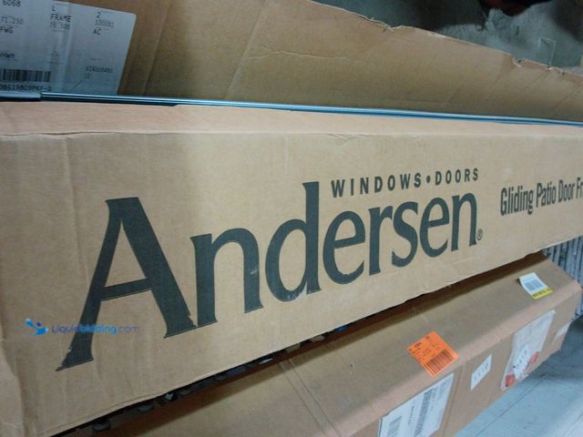 Lot 49-1550399 - Andersen 70-1/2 in. x 79-1/2 in. 200 Series White Right-Hand Perma-Shield Gliding Patio Door with Wh...