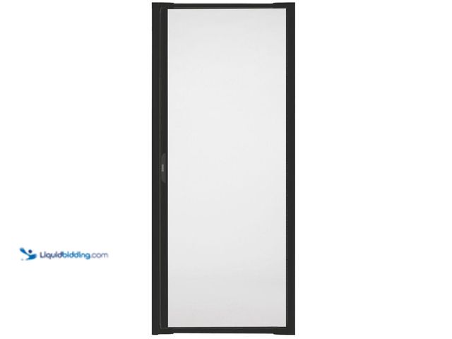 Lot 49-5437202 - Andersen 36 in. x 80 in. LuminAire Black for Single Entry Door 32 in.-36 in. Universal Handed Alumin...
