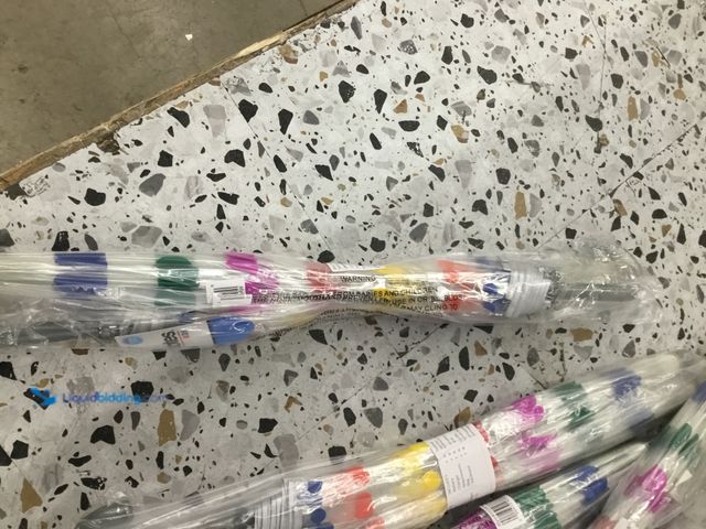 Lot 49-5478432 - Totes Colorful Clear Umbrellas Item is unused in a PK of 2.