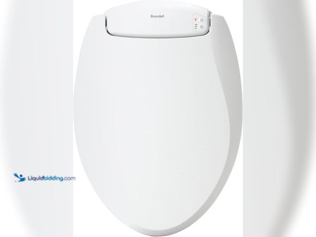 Lot 49-5487568 - Brondell L60-EW LumaWarm Heated Nightlight Elongated Toilet Seat, White Unused