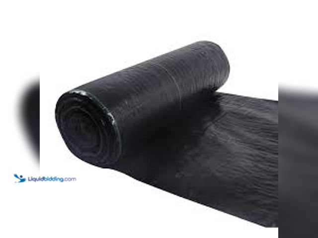 Lot 49-5407230 - Agfabric 4 ft. x 50 ft. Soil Erosion Control and UV stabilized Landscape Ground Cover Heavy PP Woven...