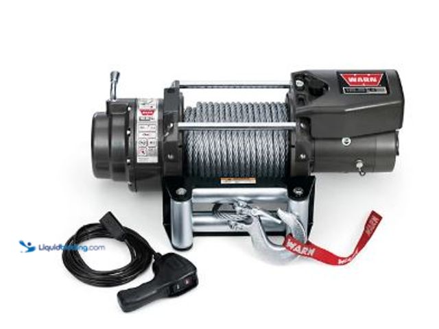 Lot 49-1537203 - Warn 12V Electric Winch, 16,500 lb. Capacity, Wire Rope Model #16.5ti, Slightly Used   MSRP:$2974.99...