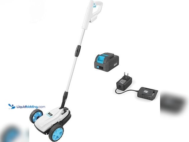 Lot 49-3516454 - RB 9" Cordless Lawn Mower, 40V 2Ah Battery & Charger, Upright Storage, Brushless Motor 6000RPM. [Mod...