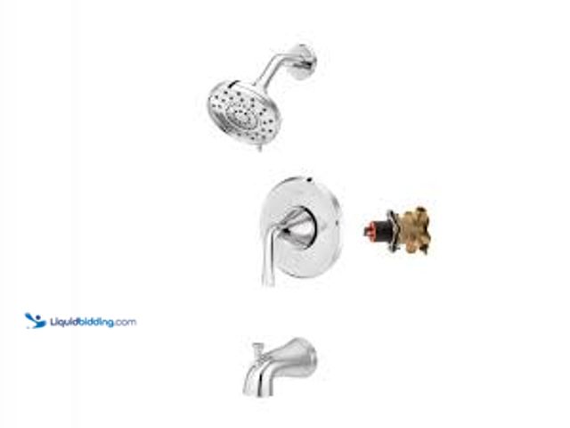 Lot 49-5483365 - Pfister Ladera Single Handle 3-Spray Tub and Shower Faucet 1.8 GPM in Polished Chrome (Valve Include...