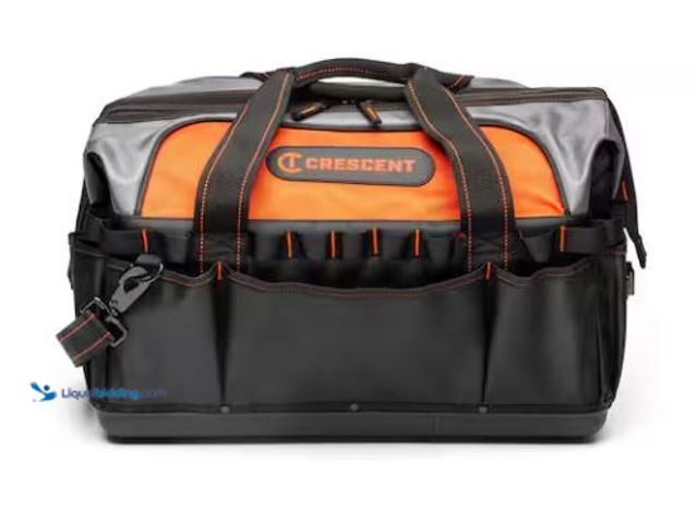 Lot 49-5573521 - Customer Reviews for Crescent 20 in. Contractor Tool Bag, Unused