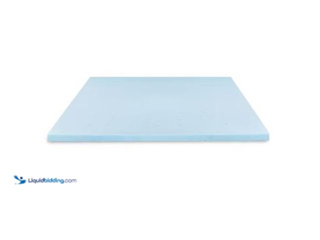Lot 49-1625185 - Style Well 2 in. Gel Infused Memory Foam Twin Mattress Topper, Model # THD-MFVT-2T, Unused.  Ref#CRS...
