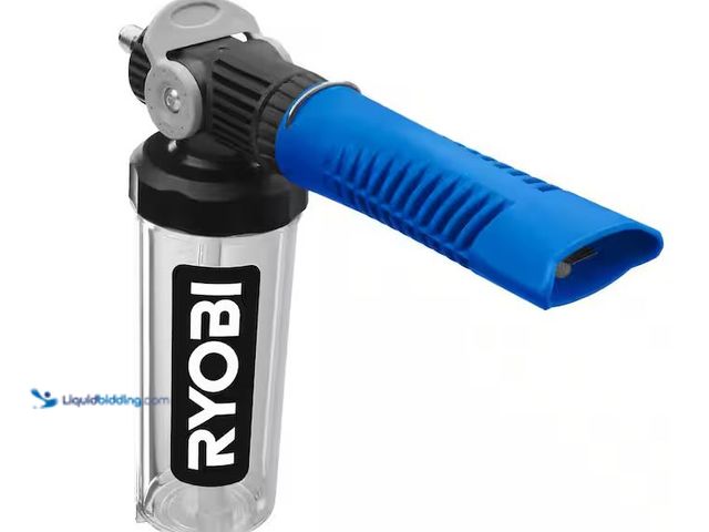 Lot 49-5573354 - RYOBI
Pressure Washer Foam Blaster for Most Gas Electric and Cordless Pressure Washers up to 3300 P...