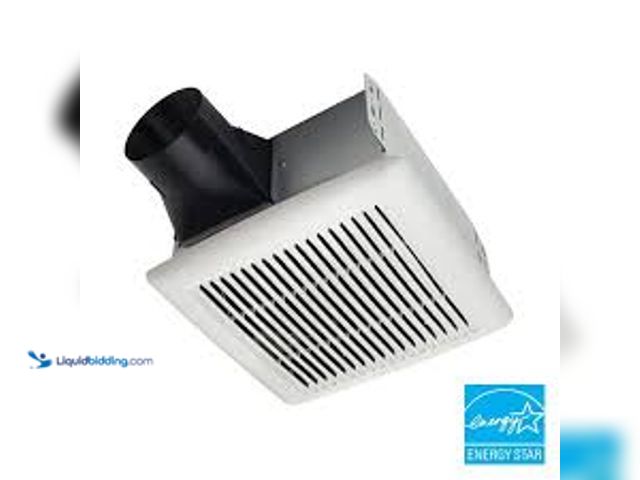Lot 49-5448937 - Broan-NuTone Flex Series 80-110 Selectable CFM, Room Side Installation, Bathroom Ceiling Exhaust Fan...