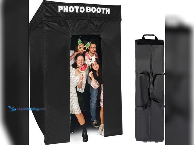 Lot 49-5437477 - Portable Photo Booth Tent for Events - Wedding Photo Booth System with Darkroom & Pop Up Studio. [Mo...