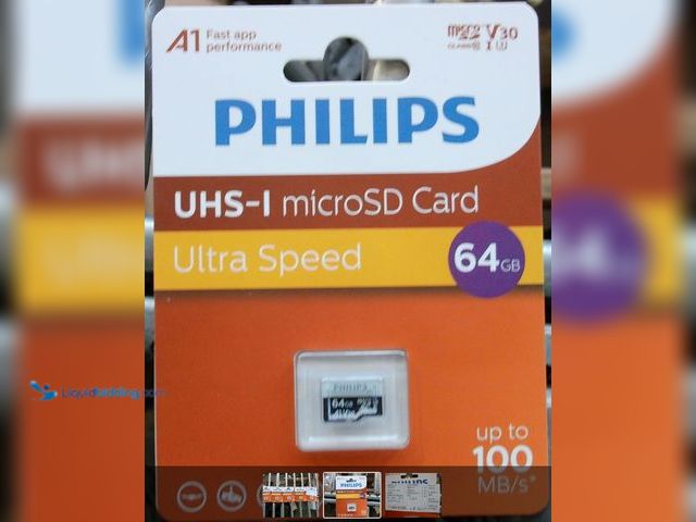 Lot 49-1566973 - Lot of 4 Philips UHS-I microSD Card Ultra Speed 64GB Model #FM32TF064B/93, New  Ref#LBRELIST