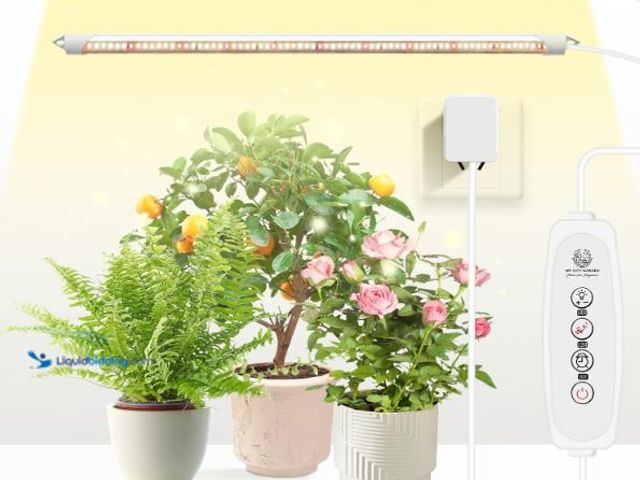 Lot 49-1569691 - 4000Lumens T5 2ft Grow Light Strips for Indoor Plants, 3000k+5000k+660nm Full Spectrum LED Grow Ligh...