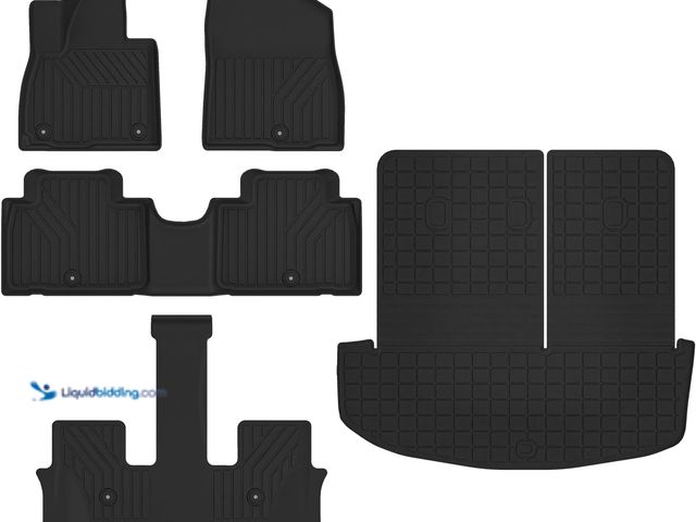 Lot 49-5461081 - Floor Mats & Cargo Liner for 2026 Hyundai Palisade 7-Seater Only Fuel,TPE All Weather Protection Slu...