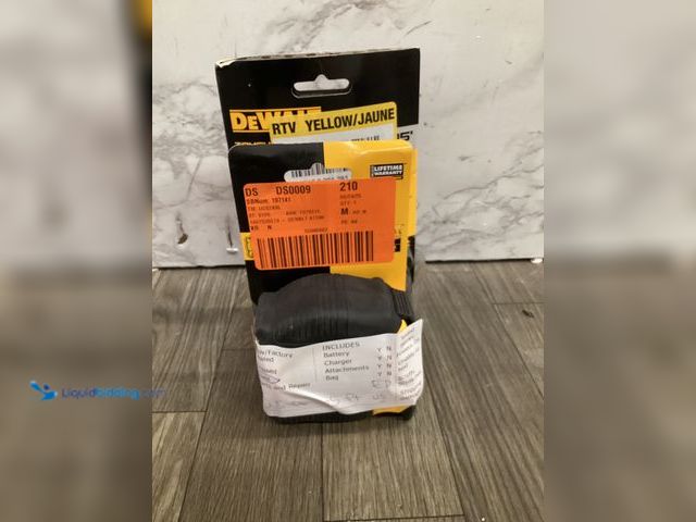 Lot 49-5407226 - DEWALT 25 ft. x 1-1/8 in. Tape Measure with Finger Brake. AND DEWALT Tough Tape 35 ft. x 1-1/4 in. T...