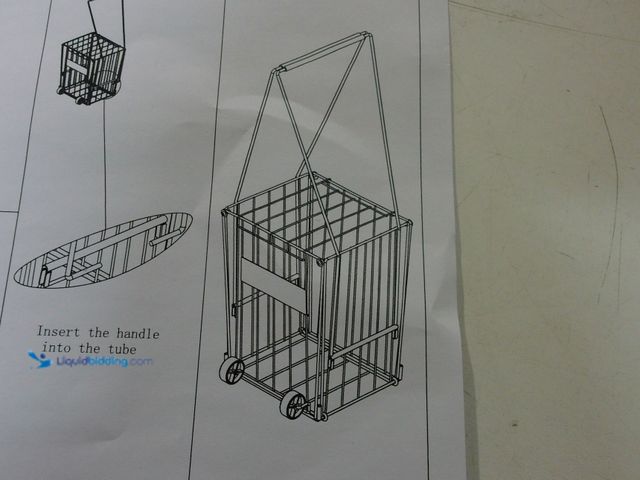 Lot 49-3482630 - Salyoubrious Adult Ball Pick Up Basket Tennis Ball Collection Pick-Up Basket in Black Model #1674655...