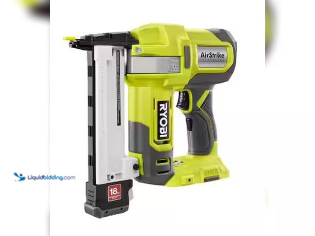 Lot 49-1574960 - RYOBI ONE+ 18V 18-Gauge Cordless Airstrike Narrow Crown Stapler (Tool Only),Model # P361, Slightly u...