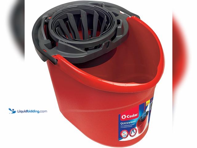 Lot 49-5449607 - O-Cedar QuickWring 2.5 Gal Bucket, Red, 1 Each (2pack) Unused
