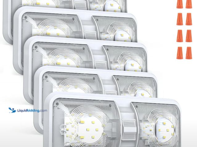 Lot 49-1805041 - New *FLINT,MI.*  MERTTURM RV LED Interior Light with Switch, (2 pcs)