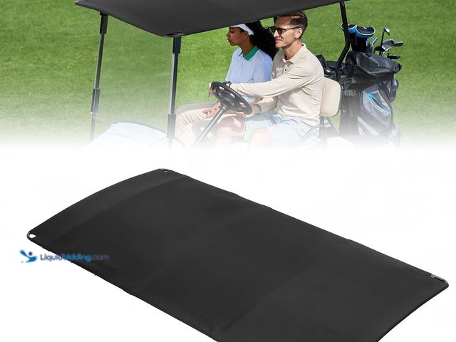 Lot 49-5572328 - KEMIMOTO Canvas Golf Cart Sun Top Compatible with EZGO TXT 1994-2013. Model: B0CZS64XKV. Unused