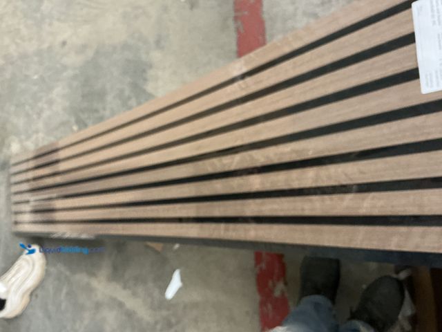 Lot 49-5445984 - Wood Slat Wall Panels 1 Pack Acoustic Wooden Panel for Wall, Soundproof 3D Fluted Panels for Interio...