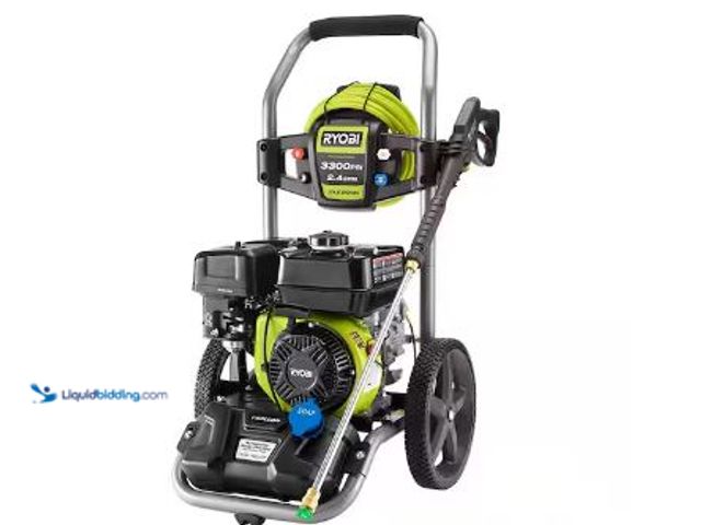 Lot 49-1625509 - RYOBI 3300 PSI 2.4 GPM Cold Water Gas Pressure Washer with 212cc Engine, Model # RY80589, Slightly u...