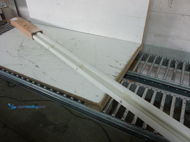Lot 49-3616661 - 81" Width Window Blinds, White, No hardware, Unused.  Ref#LBRELIST