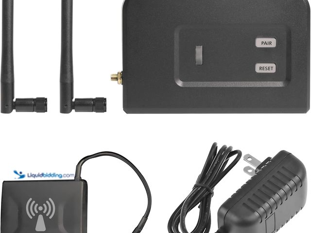 Lot 49-5410555 - Mighty Mule MMS100 100 Wireless Connectivity System, BLACK. [ASIN: B07YP7D321] unused