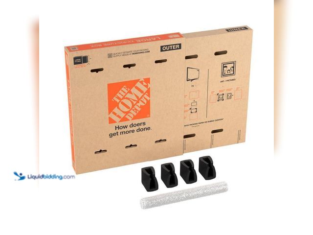 Lot 49-5541752 - Large Heavy Duty Adjustable TV and Picture Moving, Packing Box Unused