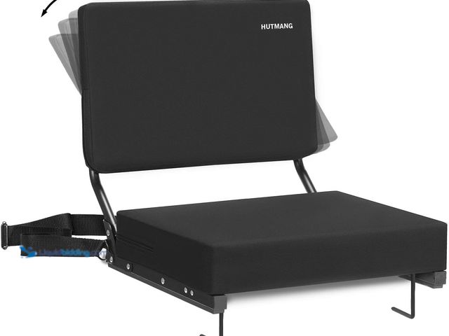 Lot 49-5406692 - Chair - Stadium Seat with Back Support, Padded Foam Backs, 330LBS Weight Support, Portable, Foldable...