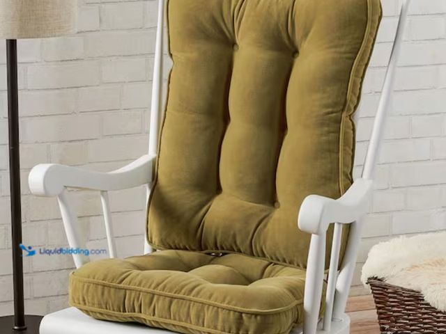 Lot 49-2001024 - Lot of (2) 2-piece sets of Greendale Home Fashions Hyatt Moss Rocking Chair Cushions, Model # SR5160...
