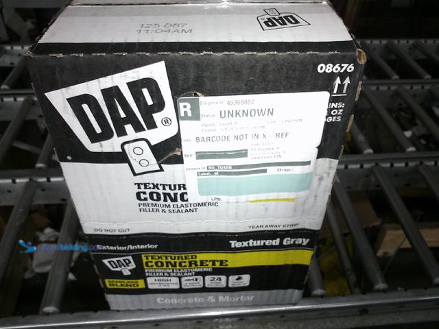 Lot 49-3464314 - (Lot Of 12) DAP 10.1 oz. Gray Textured Concrete Premium Elastomeric Filler and Sealant, Model# 08676...