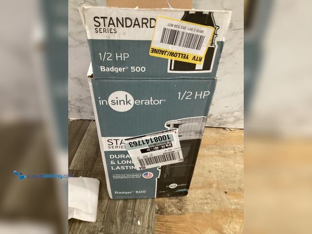 Lot 49-5415047 - InSinkErator Badger 500, 1/2 HP Continuous Feed Kitchen Garbage Disposal, Badger Series. Model # BAD...