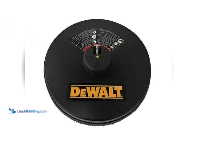 Lot 49-3616935 - DEWALT Universal 18 in. Surface Cleaner for Cold Water Pressure Washers Rated up to 3700 PSI - Sligh...