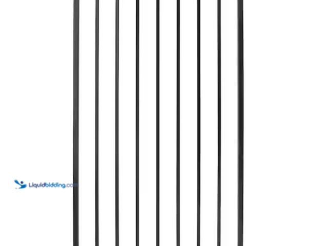 Lot 49-1578170 - Lot of (4) Pro Series 2.75 ft. x 4.8 ft. Black Steel Fence Gate, Model # G2GHDS33X58US, Unused.  Ref...