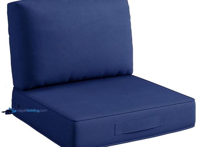 Lot 49-1519290 - Codi 24x24 Outdoor Seat Cushions, Deep Seats Replacement Chair Cushion for Outside Couch, Sofa, Chai...