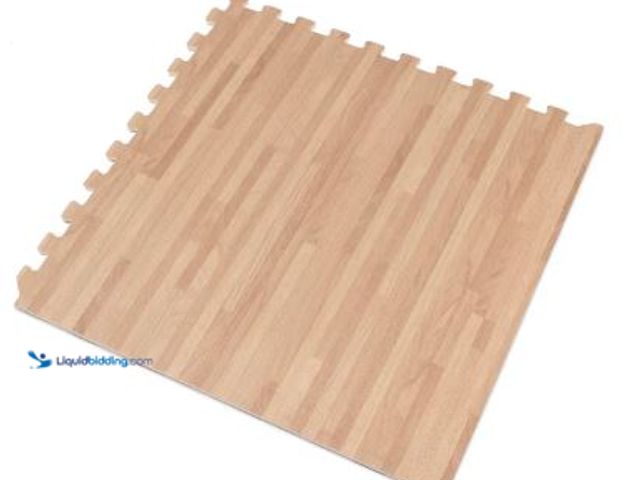 Lot 49-5441406 - Qty 2. Forest Floor White Oak Printed Wood Grain 24 in. x 24 in. x 3/8 in. Interlocking EVA Foam Flo...