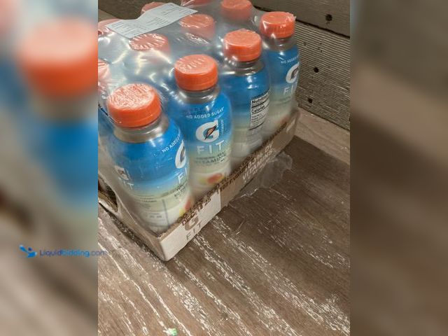 Lot 49-3539555 - Gatorade Fit Electrolyte Beverage, Healthy Real Hydration, Tropical Mango, 16.9.oz Bottles (12 Pack)...