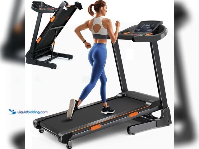 Lot 49-5453022 - 15% Auto Incline Treadmill for Home, Double Deck Treadmills with Incline,3.5HP Treadmills with Incli...