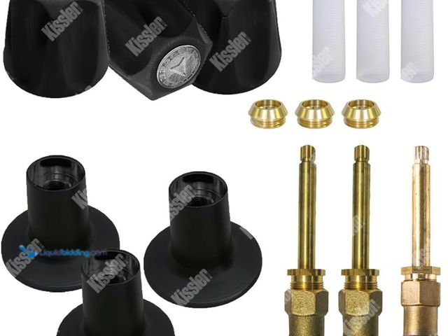 Lot 49-3618536 - Kissler Replacement For Pfister Bath/Shower Rebuild Kit, Matte Black, Model # RBK6346MB, New.  Ref#B...