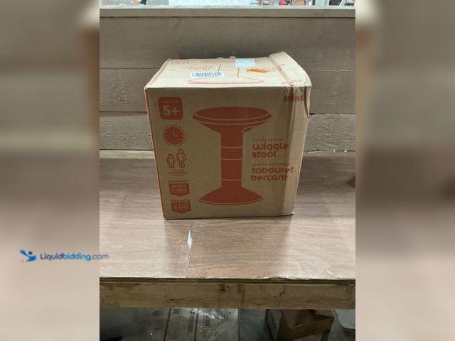 Lot 49-5409795 - Storex Wiggle Stool – Active Flexible Seating for Classroom and Home Study, Adjustable 12-18 Inch He...
