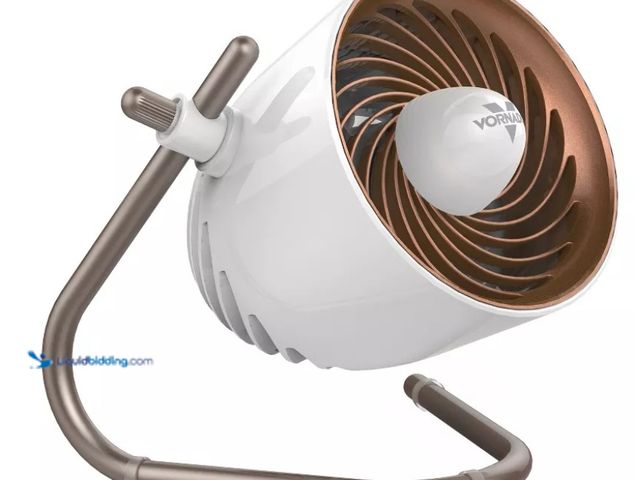 Lot 49-5560176 - QTY 2 - Vornado Pivot Personal Air Circulator Fan Copper: Portable Desktop Fan for Room, 3 Speeds, E...