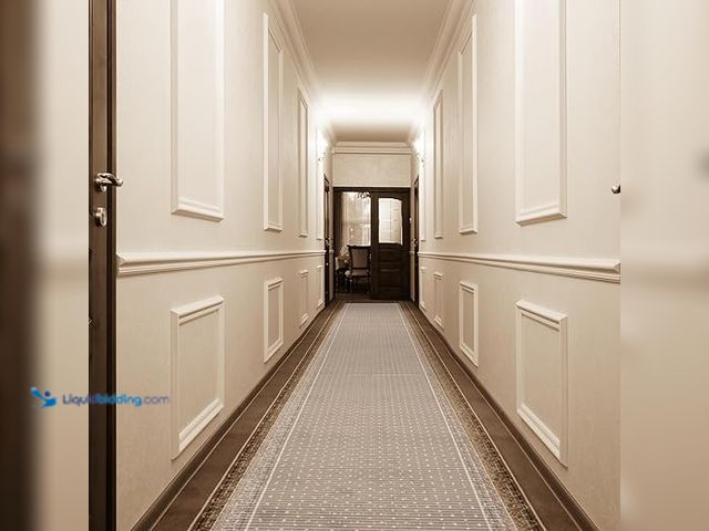Lot 49-5407799 - Amyracel Plastic Floor Runner for Low Pile Carpet, Clear Vinyl Carpet Protector for Hallway, Runner ...