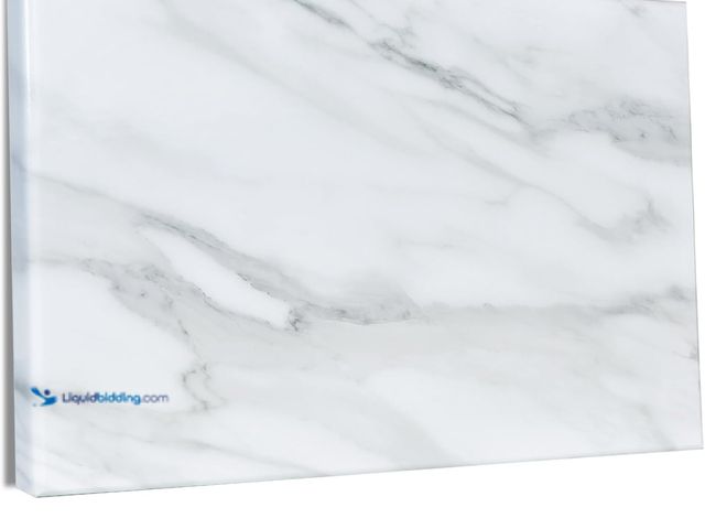 Lot 49-5437393 - Marble Print Magnetic Dry Erase Board, 29.5x19.7 inches Decorative White Board for Wall with Design,...